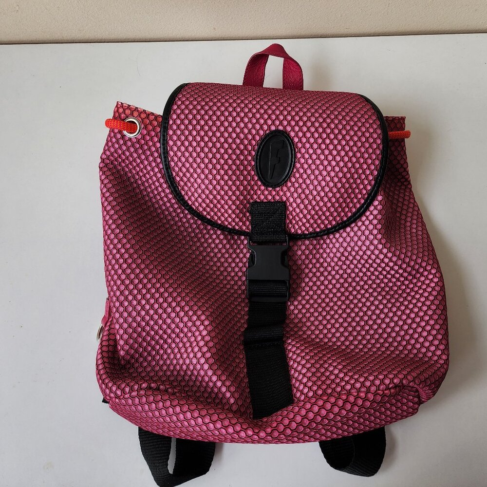 John Fluevog Pink/Black  Mandy Backpack
